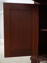 L75305: Hand Crafted 2 Piece Cherry Step Back Cupb