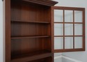 L75305: Hand Crafted 2 Piece Cherry Step Back Cupb