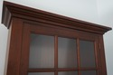 L75305: Hand Crafted 2 Piece Cherry Step Back Cupb