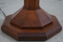 75289: STICKLEY Mission Oak Floor Lamp w. Slag Gla