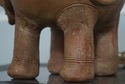 F75246: Terra Cotta Ban Chiang Style Elephant Lamp