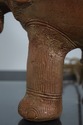 F75246: Terra Cotta Ban Chiang Style Elephant Lamp
