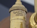 F75246: Terra Cotta Ban Chiang Style Elephant Lamp