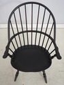 L75290: Set of 8 Windsor Style Black Finish Dining