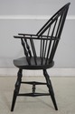 L75290: Set of 8 Windsor Style Black Finish Dining