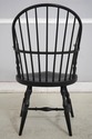 L75290: Set of 8 Windsor Style Black Finish Dining
