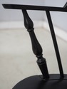 L75290: Set of 8 Windsor Style Black Finish Dining