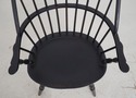 L75290: Set of 8 Windsor Style Black Finish Dining