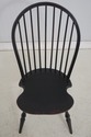 L75290: Set of 8 Windsor Style Black Finish Dining