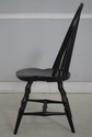 L75290: Set of 8 Windsor Style Black Finish Dining