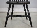 L75290: Set of 8 Windsor Style Black Finish Dining