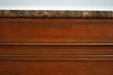 75311: Pair STICKLEY Marble Top Cherry Nightstands