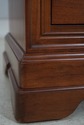 75311: Pair STICKLEY Marble Top Cherry Nightstands