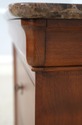 75311: Pair STICKLEY Marble Top Cherry Nightstands