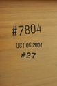 75311: Pair STICKLEY Marble Top Cherry Nightstands