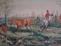 LF46488EC: English Countryside Hunt Scene Oil Pain