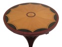 L47981EC: Neo Classical Round Inlaid Satinwood & M