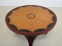 L47981EC: Neo Classical Round Inlaid Satinwood & M