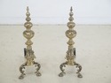 F31238EC: Pair Bronze French Style Large Fireplace