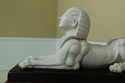L32218EC: THEODORE ALEXANDER Sphinx Statue On Wood