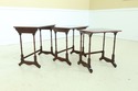 50096EC: ETHAN ALLEN Cherry 3 Table Nesting Tables