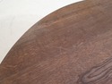 F31263EC: Mission Oak Arts & Crafts Round Oak Tabl