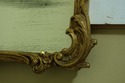 F53221EC: Chippendale Style Gold Framed Shell Top 