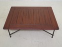 47850EC: Large Cherry Top Iron Base Coffee Table