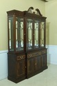 53100EC: STICKLEY 4 Door Mahogany Breakfront China