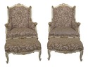 F31223EC/24EC: Pair French Louis XIV Style White C