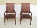 47949E: Pair THOMASVILLE Regency Style Arm Chairs 