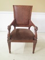 47949E: Pair THOMASVILLE Regency Style Arm Chairs 