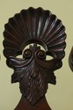 49802EC: KINDEL Irish Georgian Carved Mahogany Sec
