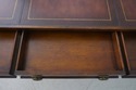 65107EC: THEODORE ALEXANDER 6 Drawer Leather Top P