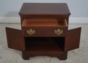 65615EC: Pair DREXEL Mahogany Nightstand Cabinets