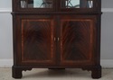 65619EC: STICKLEY Mahogany Corner China Display Ca