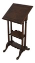 65527EC: BAKER Walnut Music Stand Or Book Rack