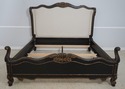 63375EC: King Size Black Painted Upholstered Back 