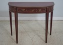 L65666EC: Red Chinoiserie Paint Decorated Console 