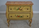 65664EC: Pair Chinoiserie Commode Chests w. Faux M