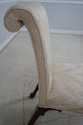 F65677EC: Chippendale Style Upholstered Roll Back 