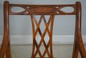 65640: Regency Style Satinwood Finish Cane Seat Ar