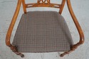 65640: Regency Style Satinwood Finish Cane Seat Ar