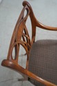 65640: Regency Style Satinwood Finish Cane Seat Ar