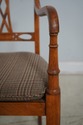 65640: Regency Style Satinwood Finish Cane Seat Ar