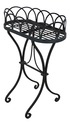 65690EC: Winterthur Wrought Iron Plant Table w. Br