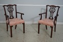 L70033: Set of 6 BAKER Chippendale Mahogany Dining