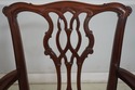 L70033: Set of 6 BAKER Chippendale Mahogany Dining