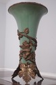 LF70085: Pair Bronze Mounted Porcelain Vases