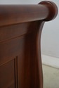 70093: Crescent Cherry Queen Size Sleigh Bed	